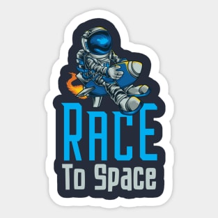 Race to Space Sticker